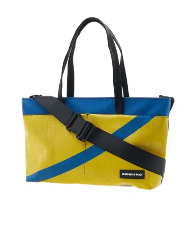 Freitag Logo Shoulder Bag In Yellow