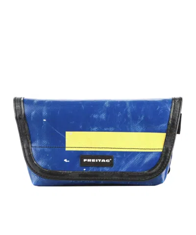 Freitag Logo Wallet In Blue