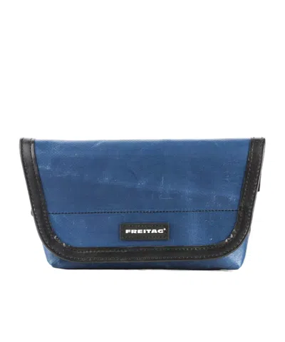 Freitag Logo Wallet In Blue