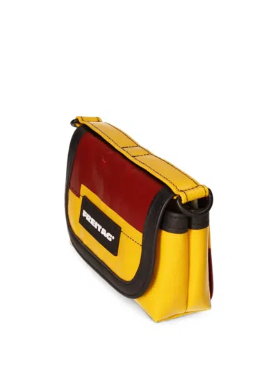 Freitag Logo-patch Messenger Bag In Yellow
