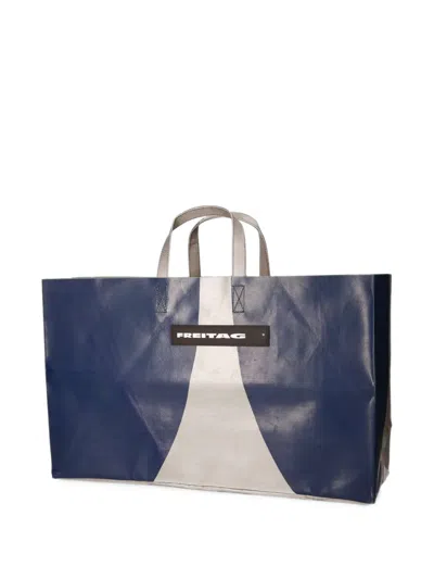Freitag Miami Wide Tote Bag In Blue