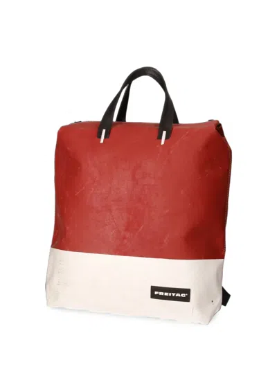 Freitag Pete Tote Bag In Brown