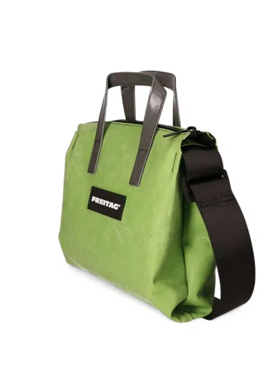 Freitag Ruby Logo-patch Tote Bag In Green