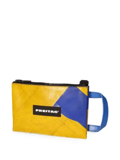 Freitag Small Eddie Logo-patch Crossbody Bag In Pattern