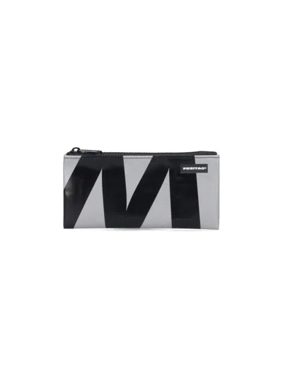 Freitag Small Pouch "f06 Serena" In Gray