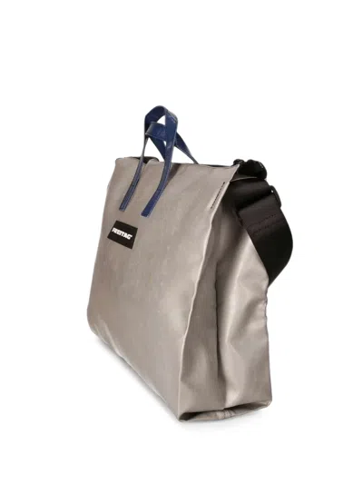 Freitag Tilda Logo-patch Briefcase In Gray