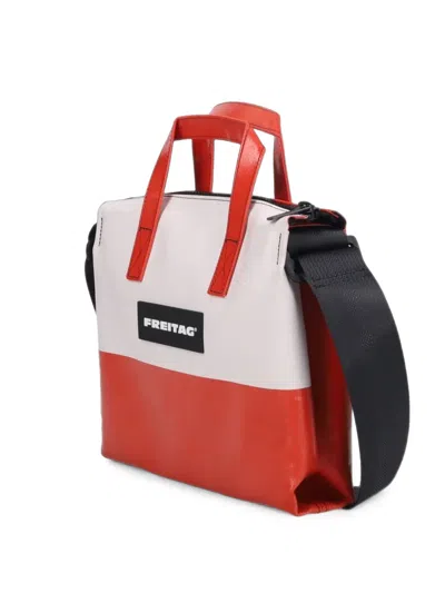 Freitag Two-tone Logo-patch Shoulder Bag In Multi