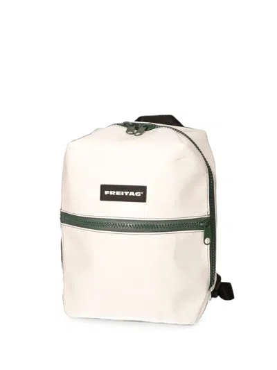 Freitag Walter Logo-patch Zip-fastening Backpack In White