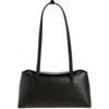 Freja New York Chrystie Faux Leather Shoulder Bag In Black