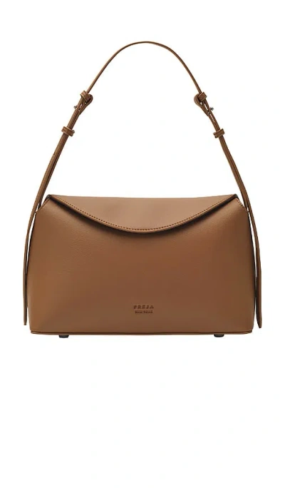Freja New York Hudson Shoulder Bag In Brown
