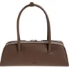 Freja New York Mercer Faux Leather To Handle Bag In Brown