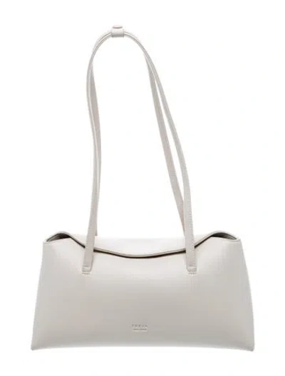 Pre-owned Freja Nyc Leather Shoulder Bag In Green