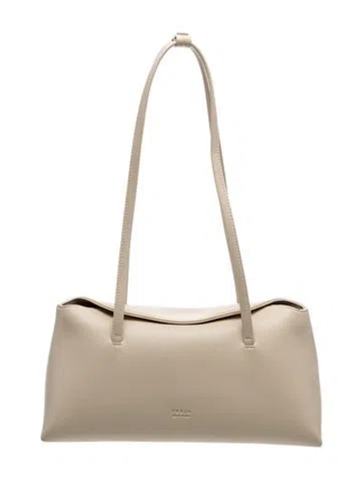Pre-owned Freja Nyc Leather Shoulder Bag In Green