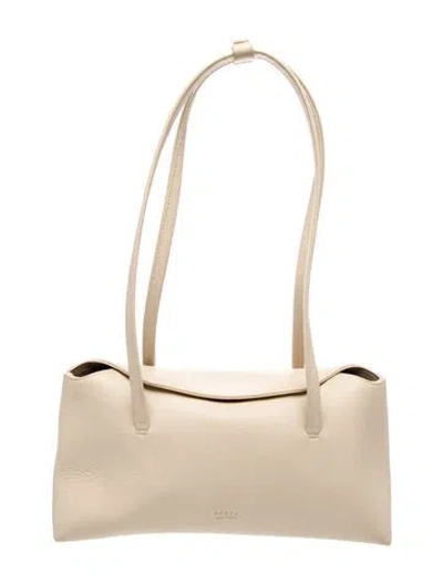 Pre-owned Freja Nyc Leather Shoulder Bag In Green