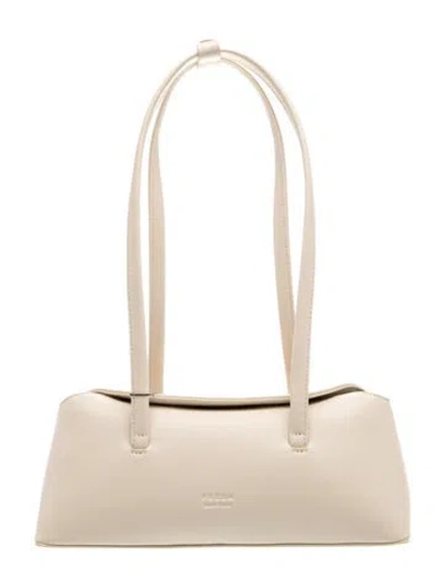 Pre-owned Freja Nyc Leather Shoulder Bag In Green