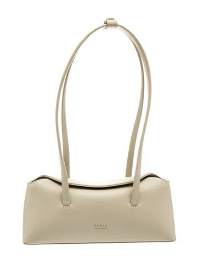 Pre-owned Freja Nyc Leather Shoulder Bag In Green