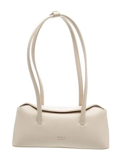 Pre-owned Freja Nyc Leather Shoulder Bag In Green