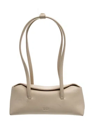 Pre-owned Freja Nyc Leather Shoulder Bag In Green