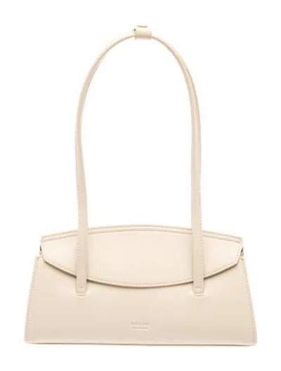 Pre-owned Freja Nyc Leather Shoulder Bag In Neutral