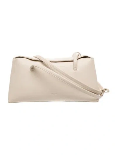 Pre-owned Freja Nyc Leather Shoulder Bag In Neutral