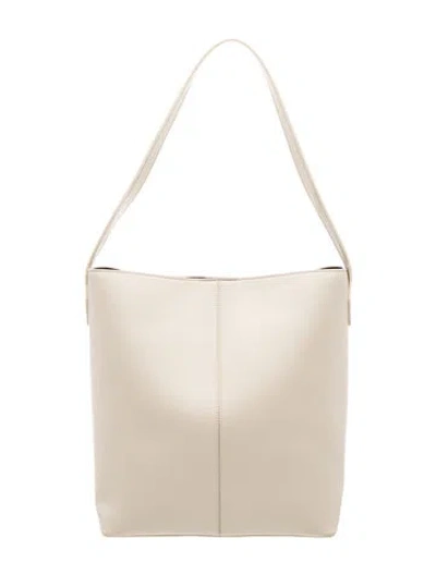 Pre-owned Freja Nyc Leather Shoulder Bag In Neutral
