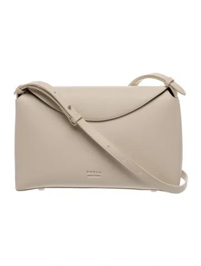 Pre-owned Freja Nyc Leather Shoulder Bag W/ Tags In Neutrals