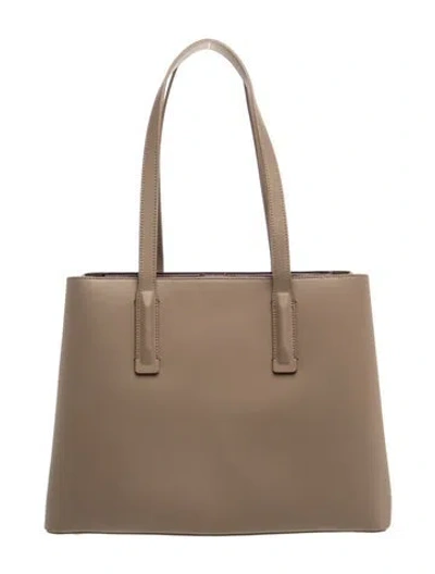 Pre-owned Freja Nyc Leather Shoulder Bag W/ Tags In Neutrals