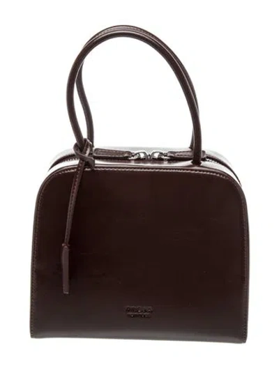 Pre-owned Freja Nyc Leather Top Handle Bag In Brown