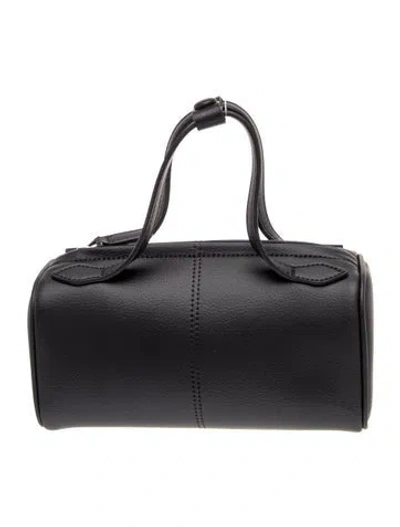 Pre-owned Freja Nyc Leather Top Handle Bag W/ Tags In Black