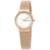 Freja Skagen Women's  Silver Dial Watch In Silver