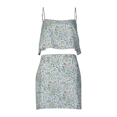 Freja The Sienna Matching Floral Set In Organic Cotton