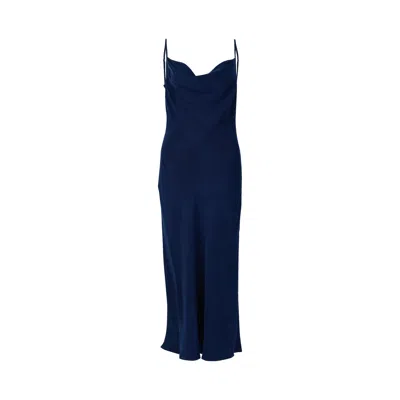 Freja Women's Luna Open Back Dress In Dark Blue