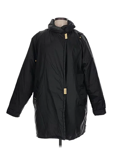 Pre-owned French Coat Paris Raincoat In Black
