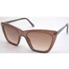 French Connection 21fcl05 Col 1 Brown Cat Eye Ladies Sunglasses 10262069.com Tau In Brown