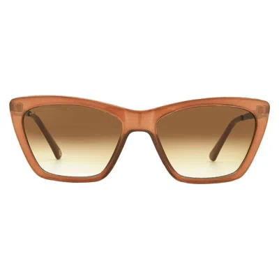 French Connection 21fcl05 Col 1 Brown Cat Eye Ladies Sunglasses 10262069.com Tau