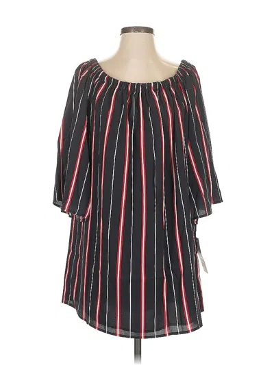 Pre-owned French Connection 3/4 Sleeve Blouse In Black