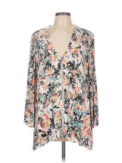 Pre-owned French Connection 3/4 Sleeve Blouse In White