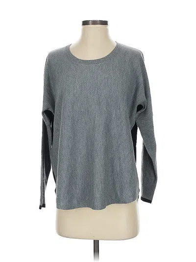 Pre-owned French Connection 3/4 Sleeve T-shirt In Gray