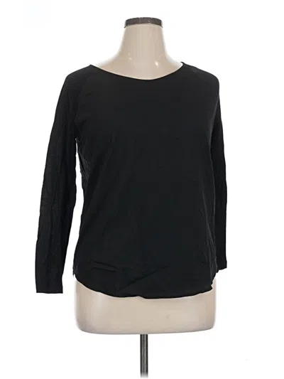 Pre-owned French Connection 3/4 Sleeve T-shirt In Black