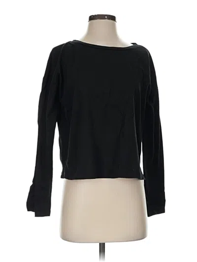 Pre-owned French Connection 3/4 Sleeve T-shirt In Black