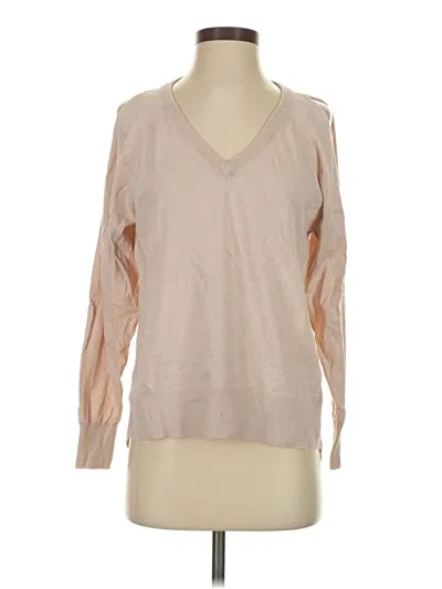 Pre-owned French Connection 3/4 Sleeve T-shirt In Brown