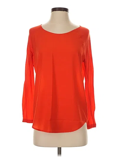 Pre-owned French Connection 3/4 Sleeve T-shirt In Orange