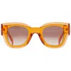 French Connection 54138fcu235 Brown Cat Eye Ladies Sunglasses 10262071.com Crybrn In Orange