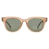 French Connection 54281fcu830 Green Round Ladies Sunglasses 10261769.lts Tpe In Brown