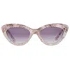 French Connection 59054fcu653 Smoke Cat Eye Ladies Sunglasses 10261794.lts Cry In Purple