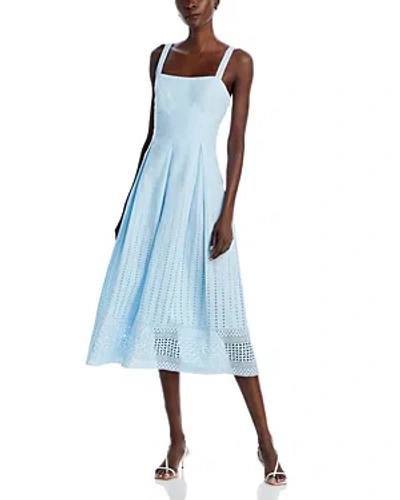 French Connection Abana Eyelet Midi Dress - 100% Exclusive In Cashmere Blue