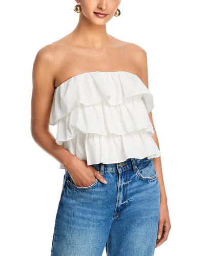 French Connection Aimee Top In White
