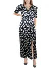 FRENCH CONNECTION AIMEE WOMENS PRINTED LONG MAXI DRESS
