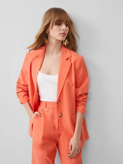 French Connection Alania Blazer  Coats & Jackets In Orange