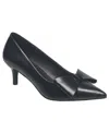 French Connection Albania Slingback Kitten Heel In Black